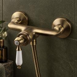 Aquanello Heritage Manor Mitigeur de douche classique Bronze BN-2001-HM